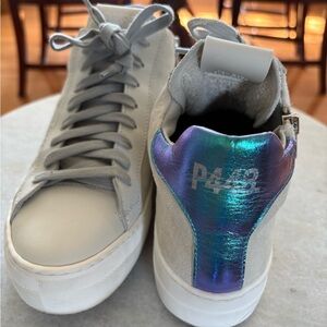 P448 Thea Holographic (Mermaid Tail :) Platform Mid Top